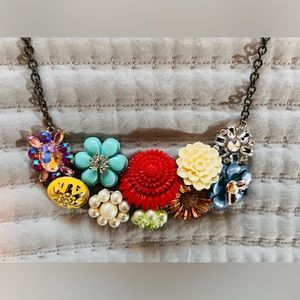 Vintage inspired Ponder floral necklace